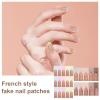 French Tip Gel Nail Tips for Press-On Nails, 14 Sizes, 3-in-1 view 2