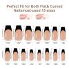 French Tip Gel Nail Tips for Press-On Nails, 14 Sizes, 3-in-1 view 4