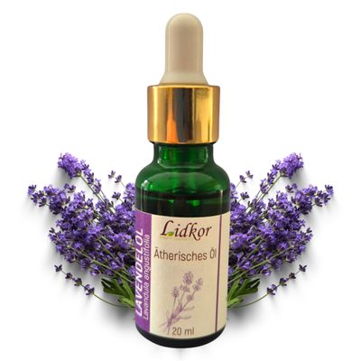 LIDKOR Lavender Essential Oil 20ml