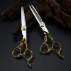 6-Inch Professional Hairdressing Scissors Set with Hair-Cutting and Thinning Scissors view 2