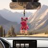Bulldog Resin Car Pendant for Rearview Mirror view 3