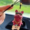 Bulldog Resin Car Pendant for Rearview Mirror view 4
