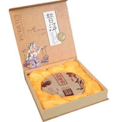 Yunnan Bulang Aged-Aroma Ripe Pu'er Tea Cake, 357 g — Soft, Sweet Aroma