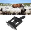 Metal Livestock Grooming Comb for Cattle, Sheep, Horses and Pets view 4