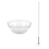 2-Pack Facial Mask Brushes with Long Aluminum and Wooden Handles view 1