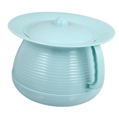 Baluue Thickened Plastic Adult Bedpan and Emesis Basin with Lid