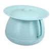 Baluue Thickened Plastic Adult Bedpan and Emesis Basin with Lid view 1