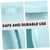 Baluue Thickened Plastic Adult Bedpan and Emesis Basin with Lid view 2