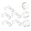Empty Lipstick Tubes, 5-Pack, Plastic, Portable, Transparent view 4