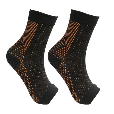 Neuropathy Compression Socks, Open-Toe, Breathable, 15–20 mmHg