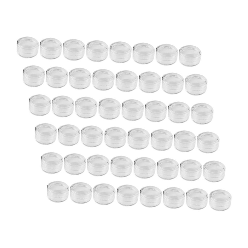 Transparent PS Glitter Storage Jars, 5 g, 100 pcs.
