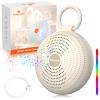FUNYKICH Baby White Noise Machine with Night Light, Portable, USB-C, Gray view 1
