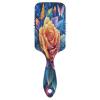 Rose with Colorful Butterflies Hair Comb, Detangling Comb, Anti-Static 3D Brush view 1