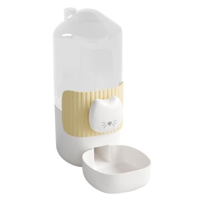 Automatic Cage-Hanging Cat Food and Water Dispenser