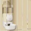 Automatic Cage-Hanging Cat Food and Water Dispenser view 4