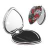 YZHYWJFF Travel Makeup Mirror with Rose and Skull-Eye Design view 1
