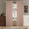 DUALIFE Boho Blackout Curtains, Thermal Linen-Blend, 127 x 228 cm, 2 Panels view 1