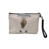Linen Cosmetic Bag – “Phone Call Is Calling Me” view 1