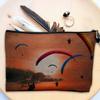 Linen-Style Cosmetic Bag – Sunsets, Landscapes, Sea, Mountains, Cities & Paragliding view 3