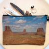 Linen-Look Cosmetic Bag, Grand Canyon Arizona, 23.5 x 15 cm view 3