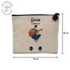 Linen Cosmetic Bag “Phone Call Is Calling Me” Guitar, 15 x 10 cm view 2