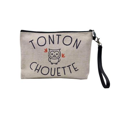 Linen-Look Canvas Cosmetic Bag – Family Collection