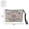 Linen-Look Canvas Cosmetic Bag – Family Collection view 2