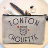 Linen-Look Canvas Cosmetic Bag – Family Collection view 3