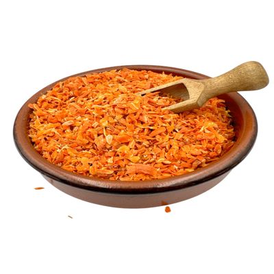 Dried Carrot Flakes, Dried Vegetables, 20 g–4.9 kg, Daucus carota (1,500 g)