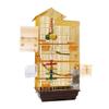 Large Retro Bird Cage/Carrier, Gold view 1