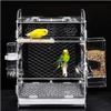 Professional Transparent Acrylic Bird Cage and Parrot Travel Carrier view 1