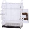 Professional Transparent Acrylic Bird Cage and Parrot Travel Carrier view 3