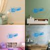 Sports Wall Sticker, Ice Hockey Art, Kids Playing Hockey, Puck Breaking Through Wall, 33 x 57 cm view 3