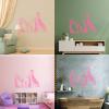 Giraffe Family Vinyl Wall Decal, Safari Nursery Decor, 41 x 57 cm view 3