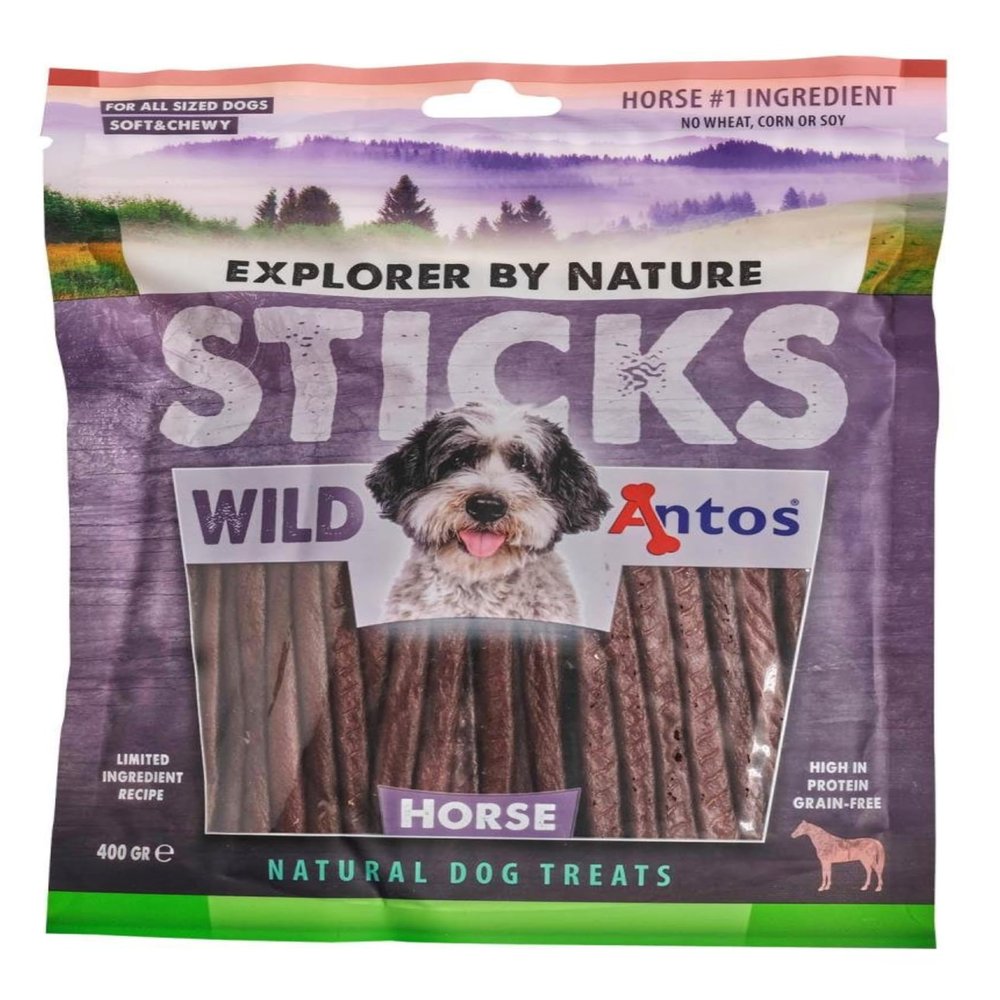Wild Soft Sticks Horse 96% Meat Grain-Free Dog Training Treats