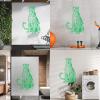 Leopard Wall Decal, Jungle Wild Animals, Removable Vinyl Sticker for Home or Nursery, 29 x 43 cm view 4