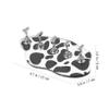 2-Piece Acrylic Nail Holders with Cow Print for Manicure view 2
