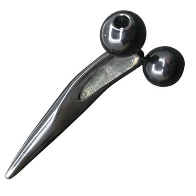 TOVINANNA Black Ox Horn Massage Roller for Neck and Back