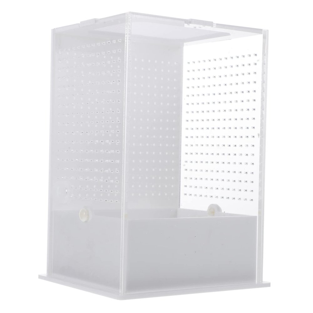 Toddmomy Acrylic Feeding Box, Insect Breeding Box, Reptile Breeding Enclosure