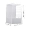 Toddmomy Acrylic Feeding Box, Insect Breeding Box, Reptile Breeding Enclosure view 2