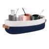 Oval Foldable Handwoven Cotton Rope Storage Basket view 1