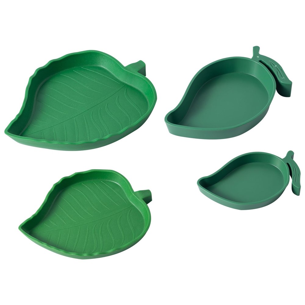 4-Piece Reptile Feeding Bowls Set