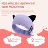 Joythink Bluetooth Headband Headphones for Kids, Purple view 2