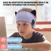 Joythink Bluetooth Headband Headphones for Kids, Purple view 4