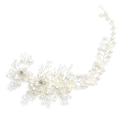 CXJGCRDM Elegant Bridal Pearl and Rhinestone Headband