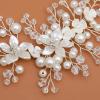CXJGCRDM Elegant Bridal Pearl and Rhinestone Headband view 4