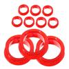 Happyyami 10-Piece Silicone Finger Protectors for Hair Cutting Scissors view 1