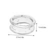 Happyyami 10-Pack White Silicone Finger Rings for Scissors view 2