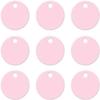 100 Blank Round Aluminum Dog Tags, Custom Engraved Pet ID Tags view 1