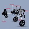 Adjustable 2-Wheel Dog Wheelchair for Medium/Large Dogs, Rear-Leg Mobility Aid, M view 3